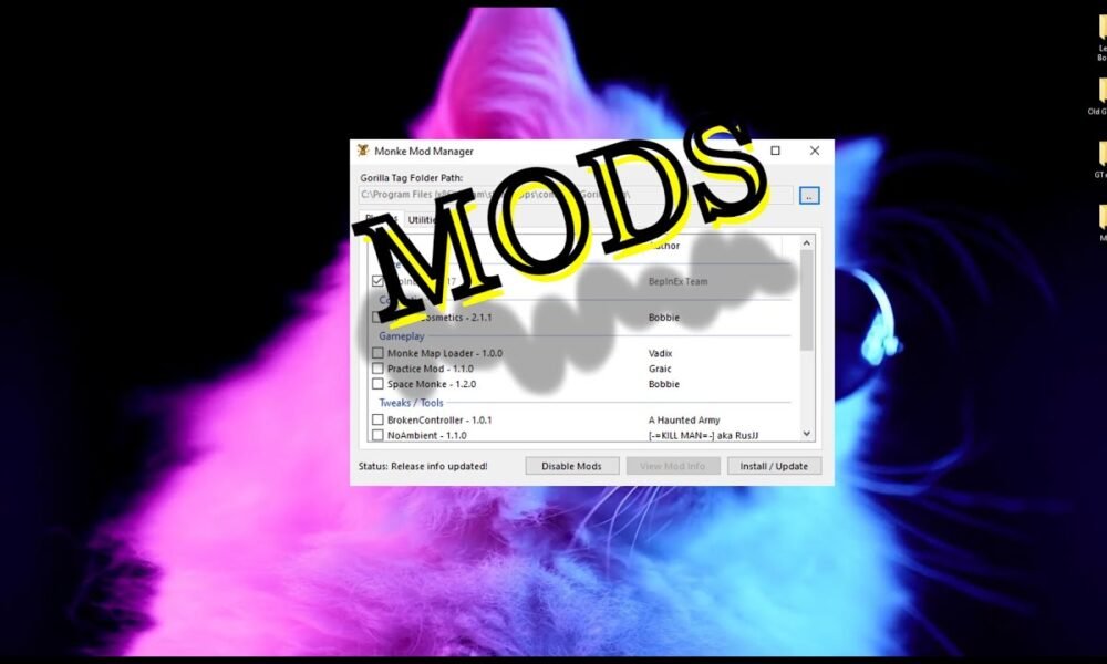 How to Install, Update, and Manage Mods in Monke Mod Manager