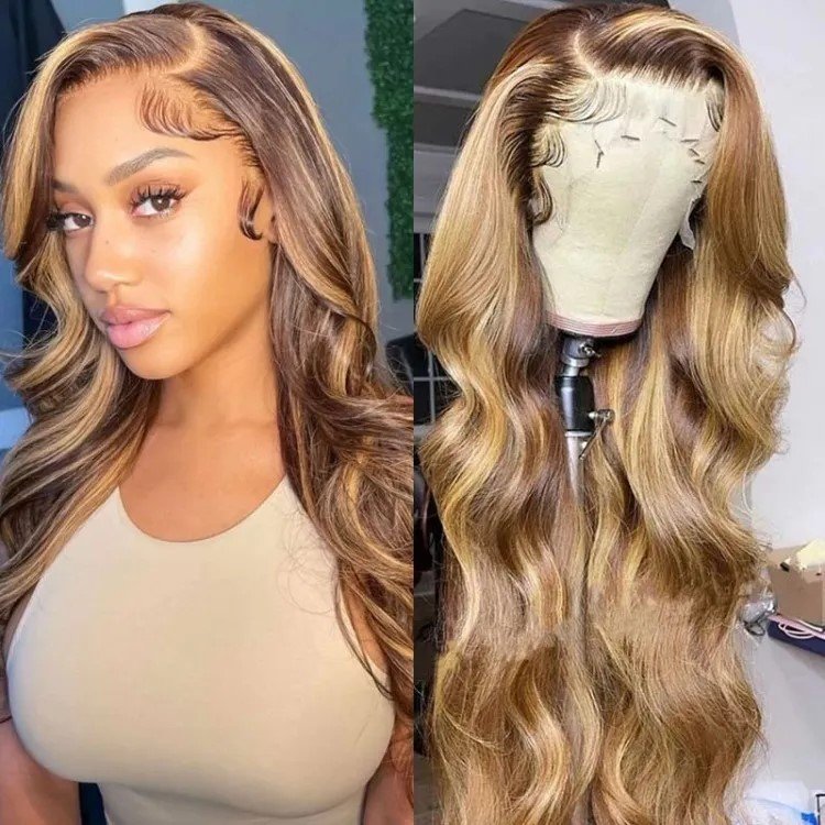 Arabella Hair: Colored Lace Front Wig